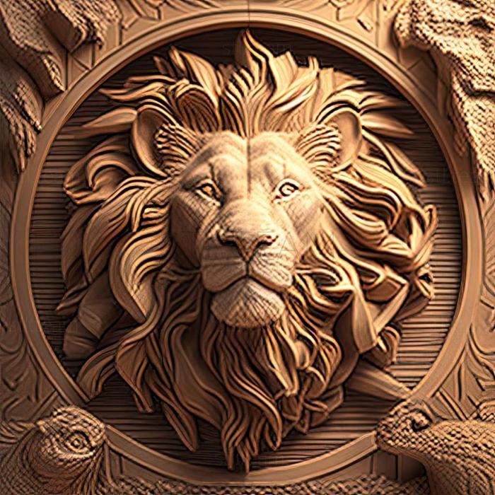 3D модель Король Лев (STL)